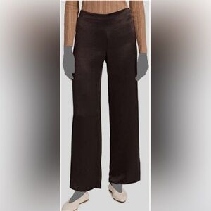 Vince Black Wide-Leg Trousers